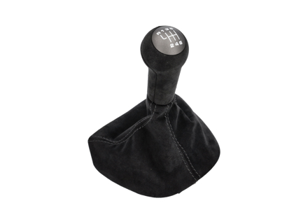 Gearshift knob, Black Alcantara. Porsche 987 / 987C / 997 - 99742407590A15, 99742407590, 99742407592, 99742407592A15