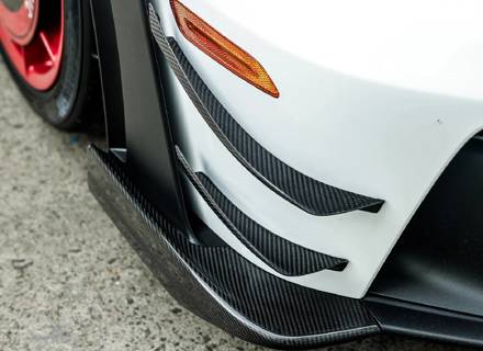 Set van 6 duikvleugels van droog koolstofvezel met drie elementen. Porsche 992.1 GT3 RS 4.0L 2022–24 - SRGT3RSDPPK