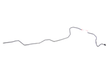 Brandstofretourleiding, voorzijde. Porsche 996 GT2 - 99620127102