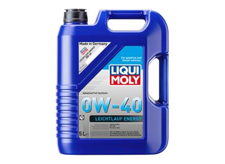 Liqui Moly Leichtlauf Energy 0W-40 - 1L/5L - 21222, 21223