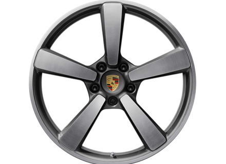 Turbo Exclusive Design front alloy wheel in Platinum Silver Metallic finish 20' 9.5J ET44 PCD 5/130 - 992601025AJOU7