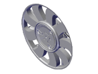 Radiator water fan, 400W, 370mm. Porsche 9YA Cayenne - PAB959455B, PAB95945520 Radiator water fan, 400W, 370mm. Porsche 9YA Cayenne - PAB959455B, PAB95945520