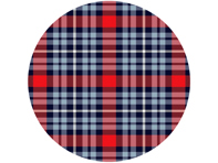 SOLM (Retro Racing) polyviscose tartan fabric, inspiration: Martini Racing Livery *SAMPLE* SOLM (Retro Racing) polyviscose tartan fabric, inspiration: Martini Racing Livery *SAMPLE*