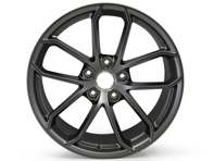 Rear 20' 718 Cayman GT4 Alloy Wheel in Platinum satin-matt for Porsche 982 (718) Cayman GT4 - 982601025ACOB5, 982601025AC