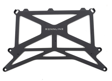 Billet aluminium front suspension x-brace by Rennline LHD. Porsche 95B Macan / 95B.2 Macan / 95B.3 Macan - 8K1399345E