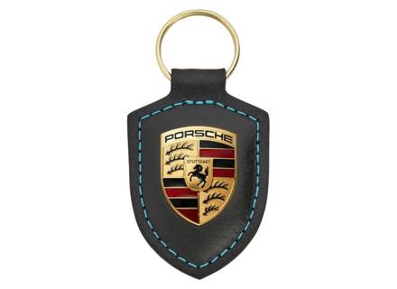 Porsche Crest Key Ring Charging Service, Black. - WAP0503570RCHS