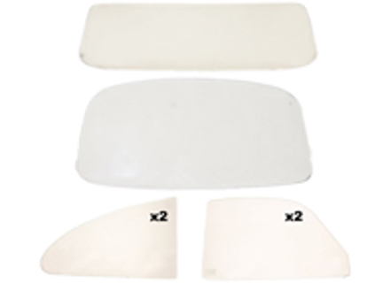 Clear glass set. Porsche 356A T1