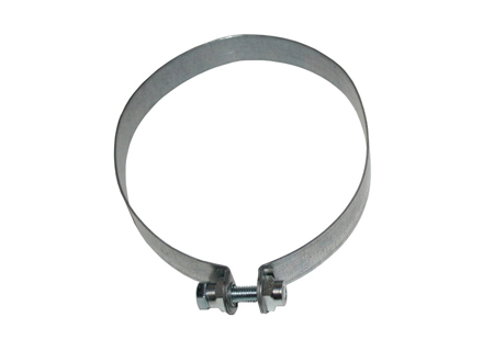 Exhaust retaining strap steel (598mm) LEFT 911 1984-89 - 93011115900 - 1621401171, URO-011266