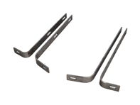 Jeu de supports de pare-chocs avant. Porsche 356B / 356C - 64450513105, 64450513305 - JG.131.05