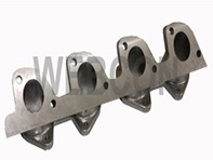 Collettore di ingresso in alluminio pressofuso per adattarsi a 2 carburatori DCOE o corpi farfallati Alpha su motore Porsche 924 2.0 4 cilindri - MI9007