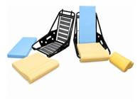 Solitude Seat Frame and Foam Kit, for 5-Point Belts. Porsche 356 1950–65