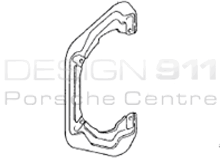 Brake disc cover plate Rear. Porsche 996 / 997 - 99635280103