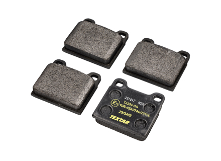 Brake pads Front or Rear. Porsche 911 1965-83 / 914 - 2003402, 91135295003, 91135295005 - RS4-2, T0449