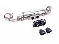 Silenziatore posteriore di scarico sportivo Milltek con terminali di scarico GT-100 Cerakote Black. Porsche 992.1 GT3 2021>> - 9GT251052F, 9GT251052G, 9GT251052D, 9GT251052H - SSXPO173