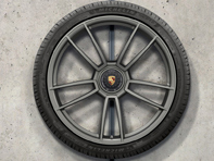 20'/21' 911 Turbo S, Platinum (satin-gloss) Alloy Wheels & Winter Tyres Original Porsche for 992 (911) Turbo / Turbo S - 992044601AC