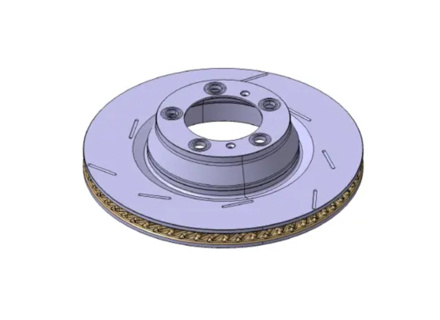 Brake disc rotor, REAR. Porsche 970 Panamera 4 GTS / GTS / Turbo (OE Part No. 97035240500 / 97035240600) - 97035240500, 97035240600, 298615601B, 298615602B - 09.E897.11, 09.E898.11