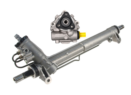 Set cremagliera sterzo e pompa servosterzo. Porsche 986 Boxster / 996 Carrera LHD (guida a sinistra) - 411091500322, 99631405002, 99631405003, 99631402004, 99631402005, 99731402000, 99634701111, 99634701110, 99634701107, 99634701104, 99634701105, 99634701106