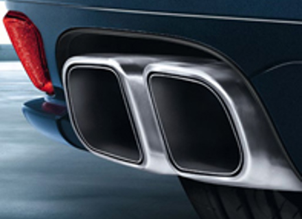 Exhaust Tail Pipes SPORT Version. Porsche 958 Cayenne V6 / 958 Cayenne S V8 - 95804420008