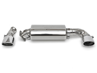 Exhaust Muffler / Silencer Dual Outlet. Porsche 965 Turbo - 93011303810, 93011303820, 93011303830, 93011125103, 93011125201