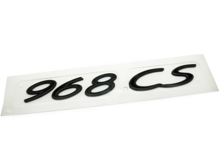 968CS - Rear badge. Porsche 968 - 9445591270070C