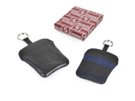 Key pouch in multicoloured blue with embossed Porsche Crest - PCG96410010 Key pouch in multicoloured blue with embossed Porsche Crest - PCG96410010