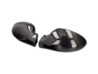 Jeu de coques de rétroviseur extérieur Rennline, fibre de carbone. Porsche 987 / 997 - 99773161900G2L, 99773162000G2L, 99773171900G2L, 99773172000G2L