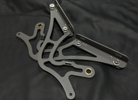 Slotted decklid hinges with Adjustable quick change mounts. Porsche 911/912/930 1965-89 - 91151203500, 90151203620GRV, 93051203600GRV - DecklidHingeSlot_Grey, DecklidHingeSlot_Silver, DecklidHingeSlot_Black