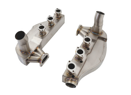 排气热交换器，不锈钢材质。适用于 1984-89 年款保时捷 911。 - 93021102901 - 106429