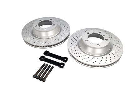 REAR Brake Disc UPGRADE to 350mm Package Porsche 996C4S / 996 Turbo SHW - 3604109602, 99735240502ABS, 99735240502, 99735240602ABS, 99735240602