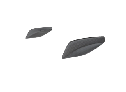 Rear wing end plates, carbon fibre. Porsche 992 GT3 RS - 9GT827867COK1, 9GT827868COK1, 9GT827865COK1, 9GT827866COK1 - 1016.992.3RS..06