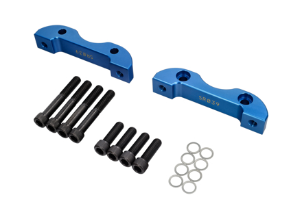 Front brake caliper adapter for Porsche 911 1974-89 fit Boxster S / 996 calipers - SR039