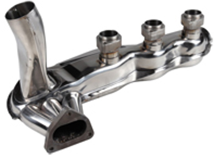 Exhaust heat exchanger in stainless steel Ø41mm tubing. Porsche 930 Turbo 1975-83 - 1623105900, 91.103, 91.103S41, 93021102103, 93021103301 - 1623105900