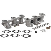 PMO induction tall inlet manifold set for 46mm carburettor. Porsche 911 2.7ltr through to 3.0ltr MFI with ported cylinder head - PM-O904-0, PM-O905-0