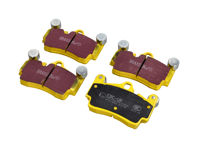 EBC YELLOW Brake Pads 'Fast Road' Rear. Porsche 955 Cayenne / 957 Cayenne - 95535293900, 95535293901, 95535293902, 95535293903, 95535293906, 95535293950, 95535293961, 95535293962, 95535293963, 95535293964 - DP41474R