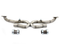 Exhaust muffler bypass X-Pipe DesignTek for Porsche 991 C2S / C4S - 3606009104, 99111133105, 99111133107, 99111133504, 99111133505, 99111133506, 99111133507, 99111133701, 99111133702, 99111133703 Exhaust muffler bypass X-Pipe DesignTek for Porsche 991 C2S / C4S - 3606009104, 99111133105, 99111133107, 99111133504, 99111133505, 99111133506, 99111133507, 99111133701, 99111133702, 99111133703