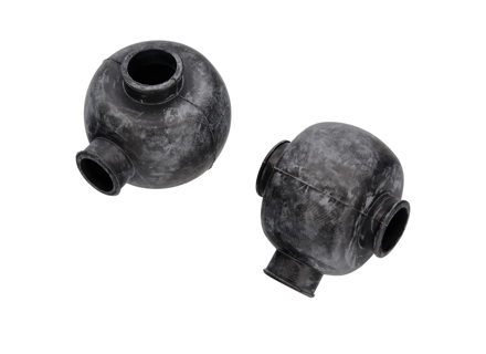 Stivali in gomma da utilizzare con maglie con estremità sferiche