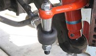 Rubber boots for use with spherical end links Rubber boots for use with spherical end links