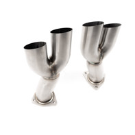 后排气中心和侧消声器删除管道。保时捷 991.1 - 99111132103, 99111132203, 99111133107