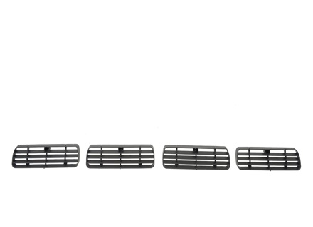 Front bumper ventilation grille kit. Porsche 924 turbo - 477853381, PCG853381