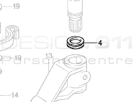 Clutch Release Shaft Sealing ring. Porsche 930 - 93030113900 Clutch Release Shaft Sealing ring. Porsche 930 - 93030113900