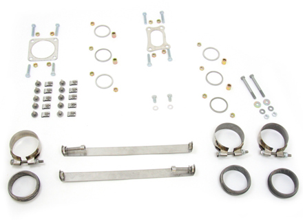 Mounting kit for complete exhaust system on Porsche 964 - 99311119500, 99908500102, 90007428202, 99908405202, 96411119800, 96411119205, 96411124702, 99902512501, 96411111902, 96411133600, 90007431101, 90022300102, 99908409502, 90007507803, 90002500703, 90015100603, 90007535400, 99950707300