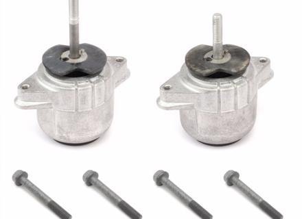 Engine mounts & bolts, SET OF 2. Porsche 970 Panamera 2011-16 - 94837505712, 94837505812, 94837505711, 94837505811, 94837505713, 94837505813
