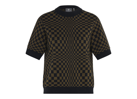 Women's Jacquard Polo Shirt with Iconic Pascha Pattern - 911 Spirit 70 - WAP5130XS0RS70, WAP51300S0RS70, WAP51300M0RS70, WAP51300L0RS70, WAP5130XL0RS70, WAP513XXL0RS70