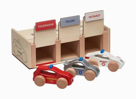 Wooden Emergency Vehicle Set - WAP0407000PHZA, WAP0406240SHAT, WAP0406220RHZA, WAP0406210RCAY, WAP0406200PTHA, WAP0406100PTHA, WAP0406230SHAS, WAP0400300J, WAP0400400J, WAP0400500J, WAP0400100NRTR, WAP0400020L0EF