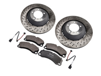 Front Brake Disc and Pad Package. Porsche 718 Boxster Spyder / 718 Cayman GT4 - 98135140581, 98135140681