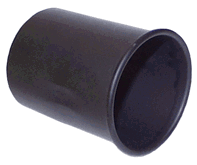 排气尾管，短 - 黑色。保时捷 911 - 91111124500, 91111121502, 91111121503 - 1620700400