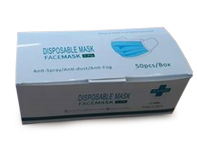 Disposable 3-layer face mask - Box of 50, PPE protection Disposable 3-layer face mask - Box of 50, PPE protection