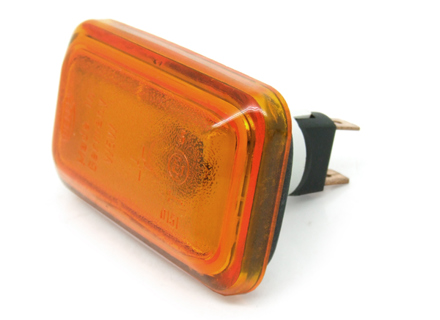 Side repeaters square, AMBER. Porsche 924/ 944 / 968/ 993/ 964/ 911 - 4A0949101 - 4A0949101