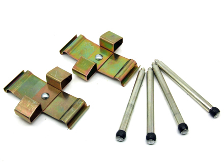 Brake pad pin kit, Front. Porsche 911 1974-83 - 91135195100 - PS8846-K, 1664000410, 1525