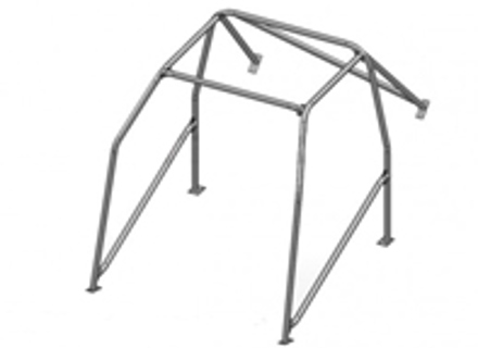 Roll-bar a 6 punti di fissaggio per auto senza tetto apribile. Porsche 911/912